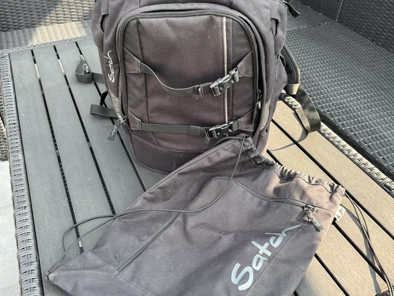 Billede 1 - Skoletaske inkl. gym bag - Satch