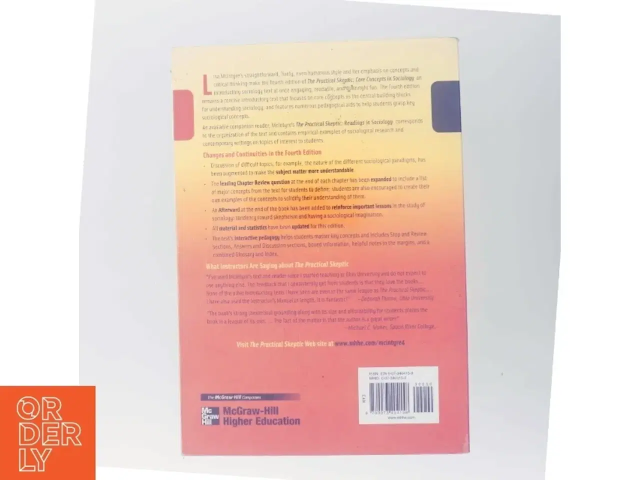 Billede 3 - The practical skeptic : core concepts in sociology af Lisa J. McIntyre (Bog)