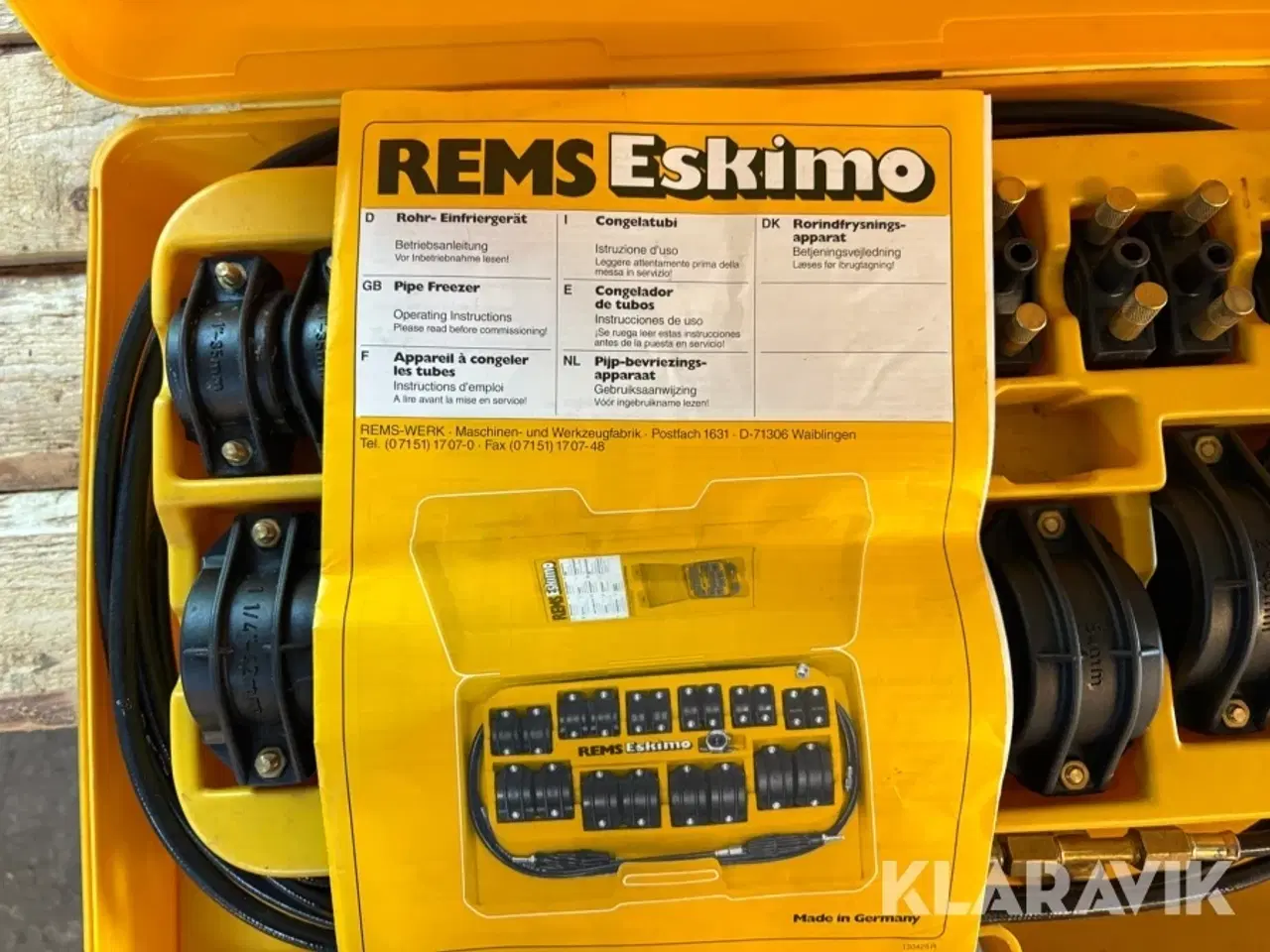 Billede 8 - Rørindfrysningsmaskine Rems Frigo 2 - inklusiv tilbehør