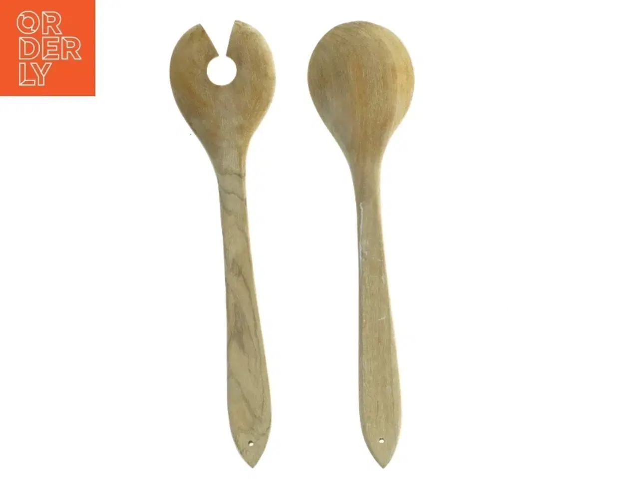 Billede 2 - Salatbestik af oliventræ (str. 32 x, 7 cm)