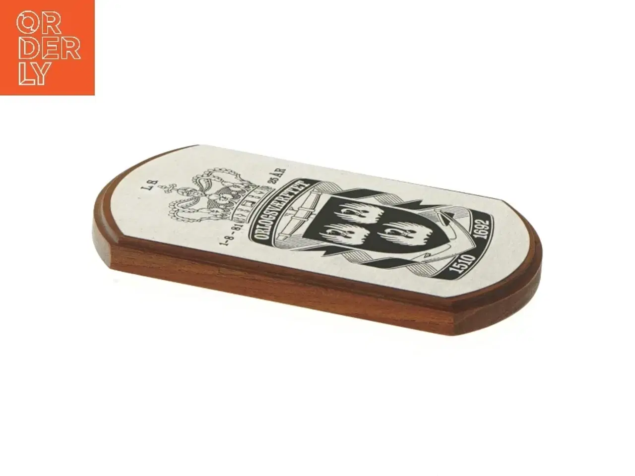 Billede 3 - Træskilt med våbenskjold (str. 16x10 cm)