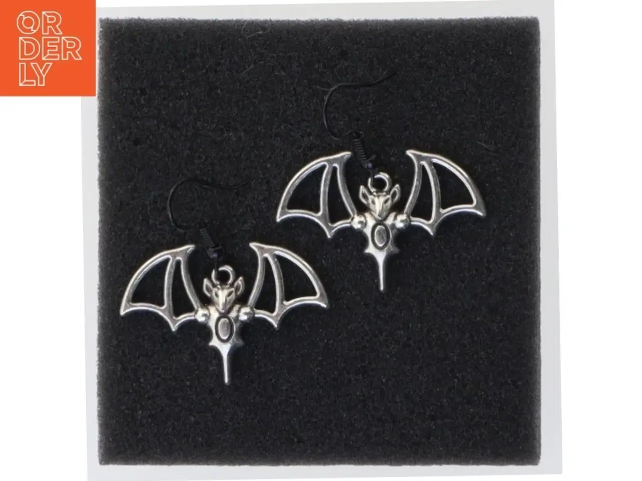 Billede 1 - Flagermus-ørehængere (str. 3,5 x 2,5 cm)