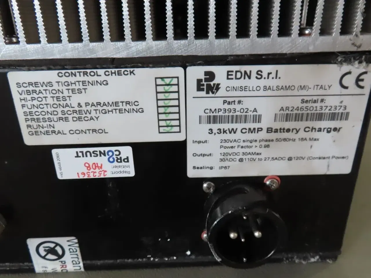 Billede 4 - EDN Charger 3.3 kW 120V - Refurbished