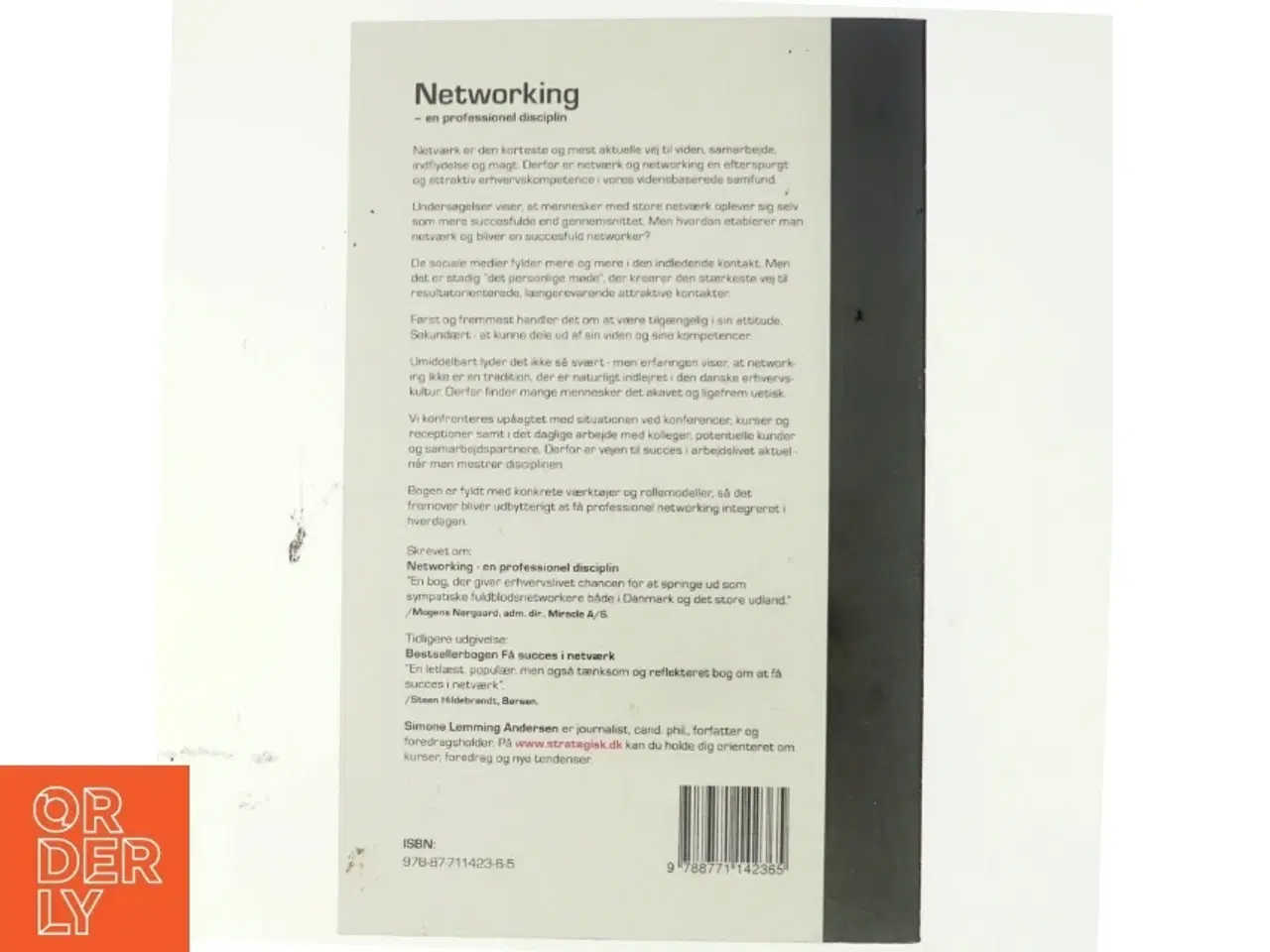 Billede 3 - Networking - en professionel disciplin af Simone Lemming Andersen (Bog)