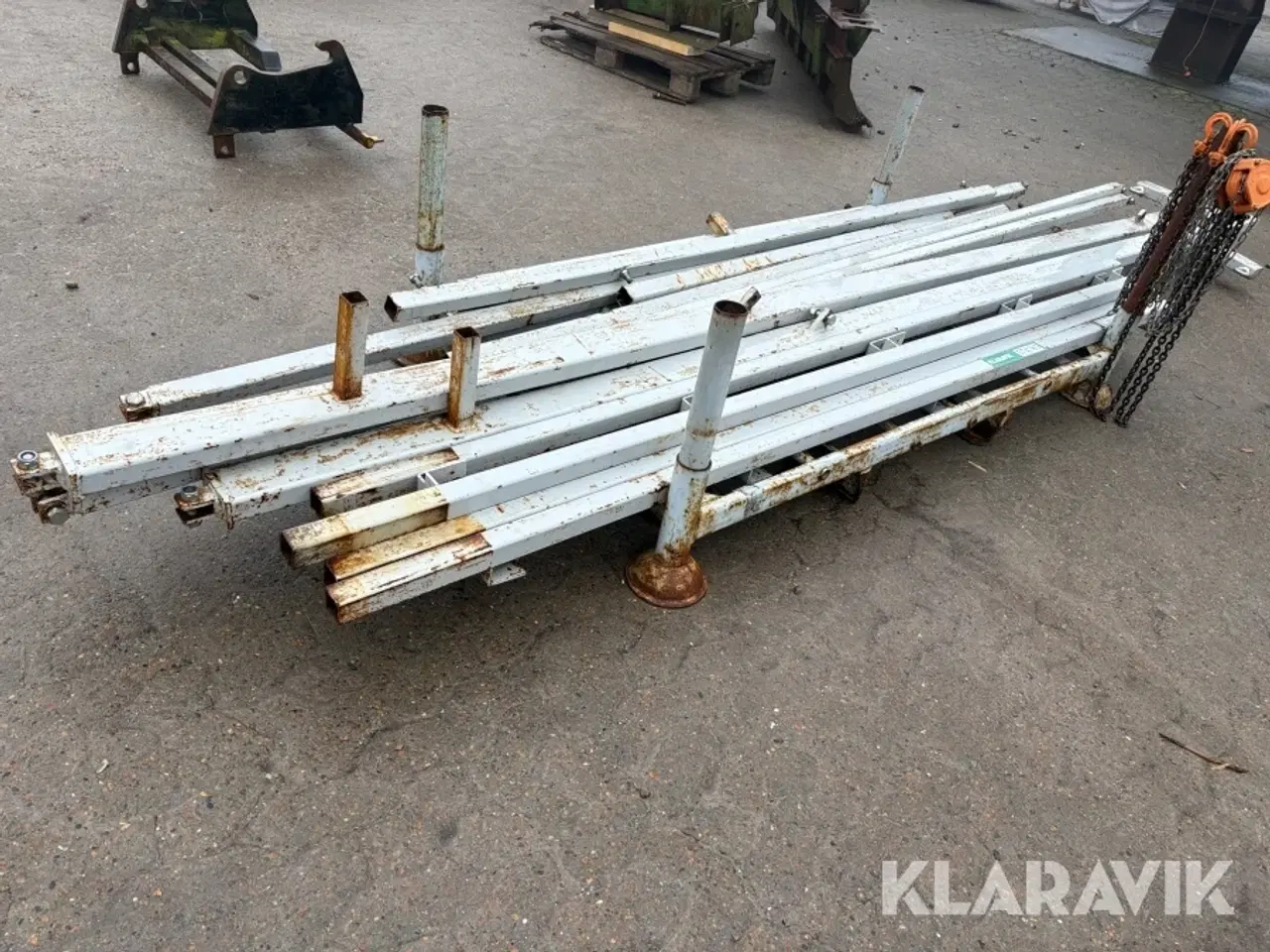 Billede 1 - Bageplade til storskærm - Inklusiv 2 x 0,5 tons talje