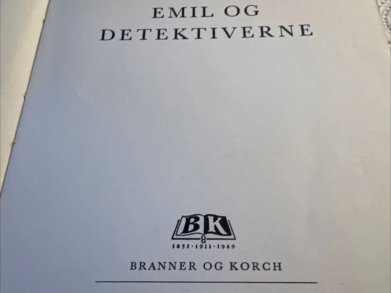 Billede 1 - Emil og detektiverne
