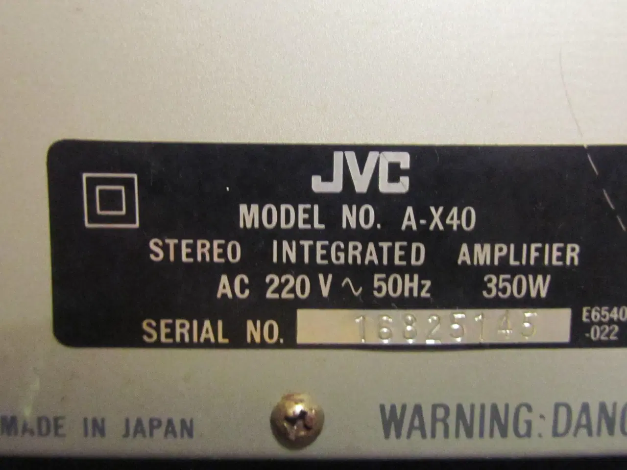 Billede 8 - TOSHIBA  A-X40 50W RMS og EQUALIZER