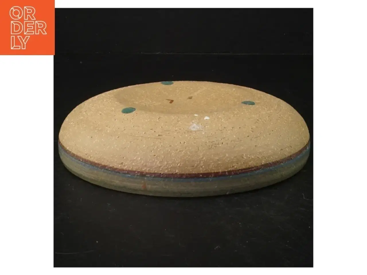Billede 3 - Keramikfad med abstrakt mønster (str. 18 cm)