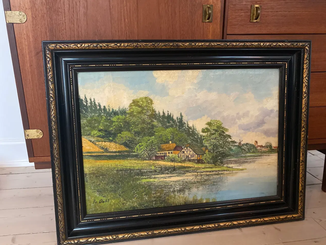 Billede 8 - Fr. Dahl landskabsmaleri 