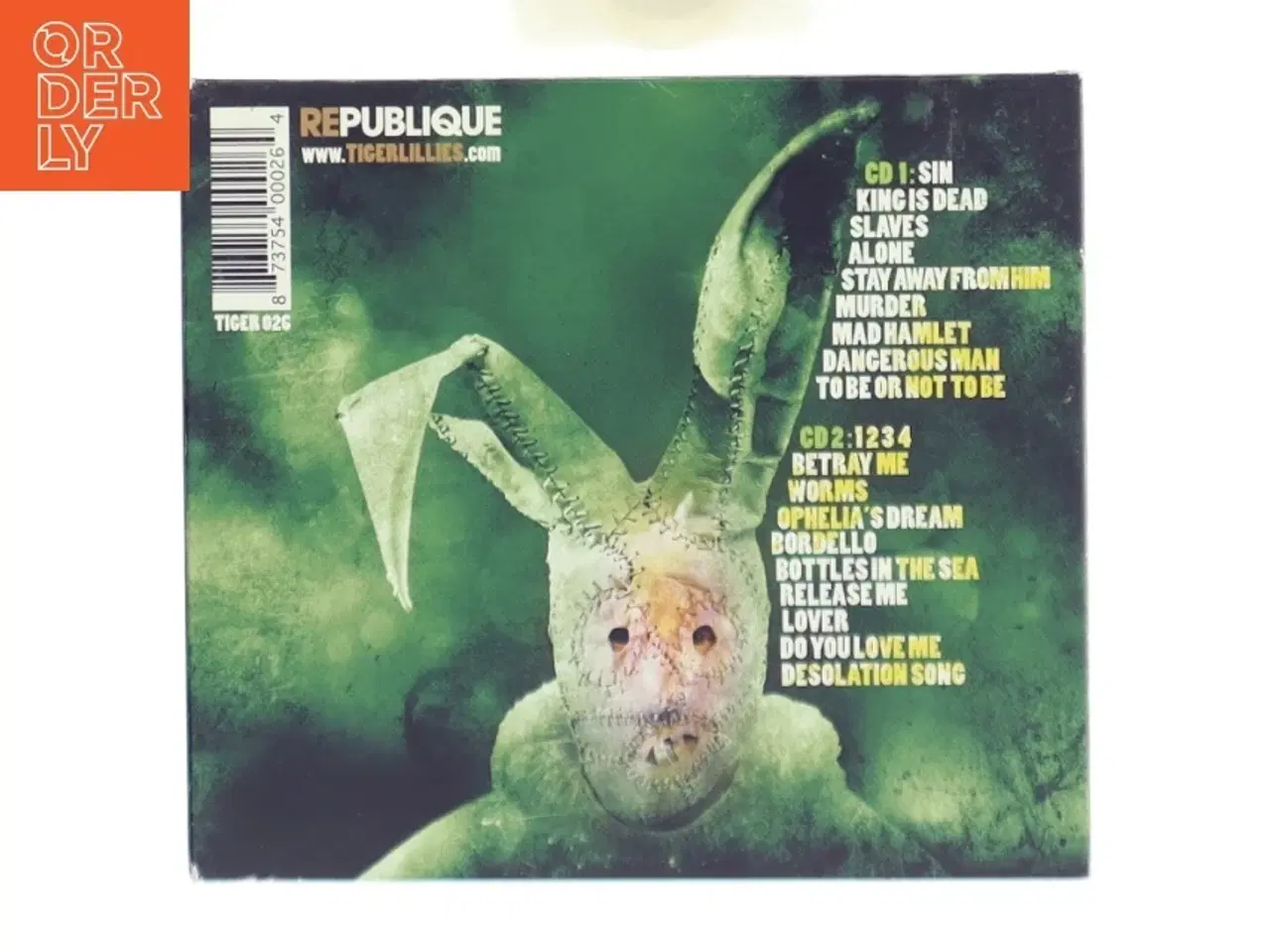 Billede 2 - Musikalbum &#39;The Tiger Lillies - Hamlet&#39; fra The Tiger Lillies