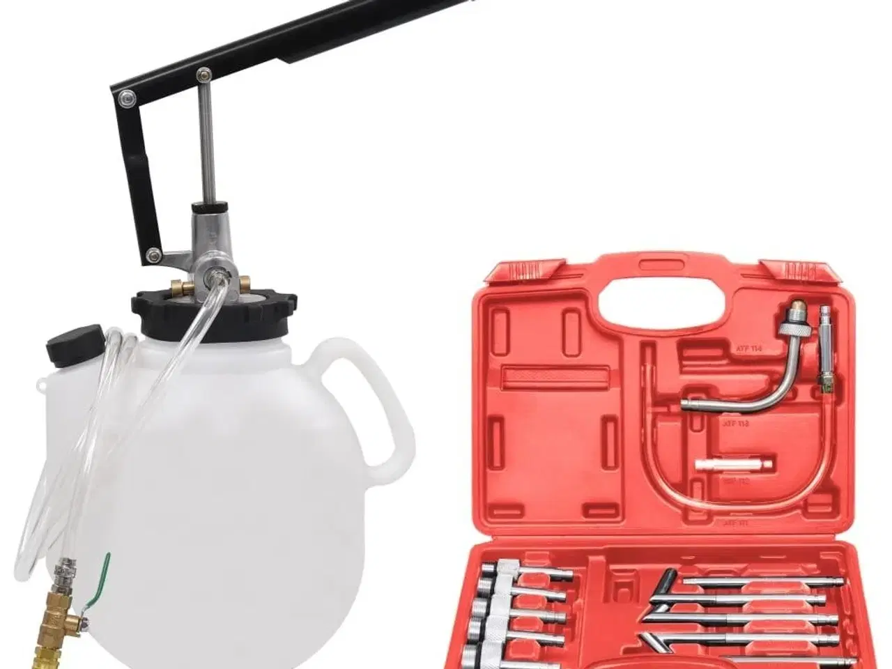 Billede 1 - Påfyldningspumpe til transmissionsvæske med værktøjssæt 7,5 l