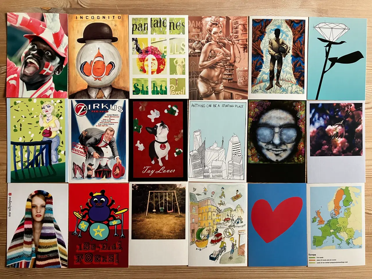 Billede 1 - Postkort GO-CARD reklame- og kunstpostkort 