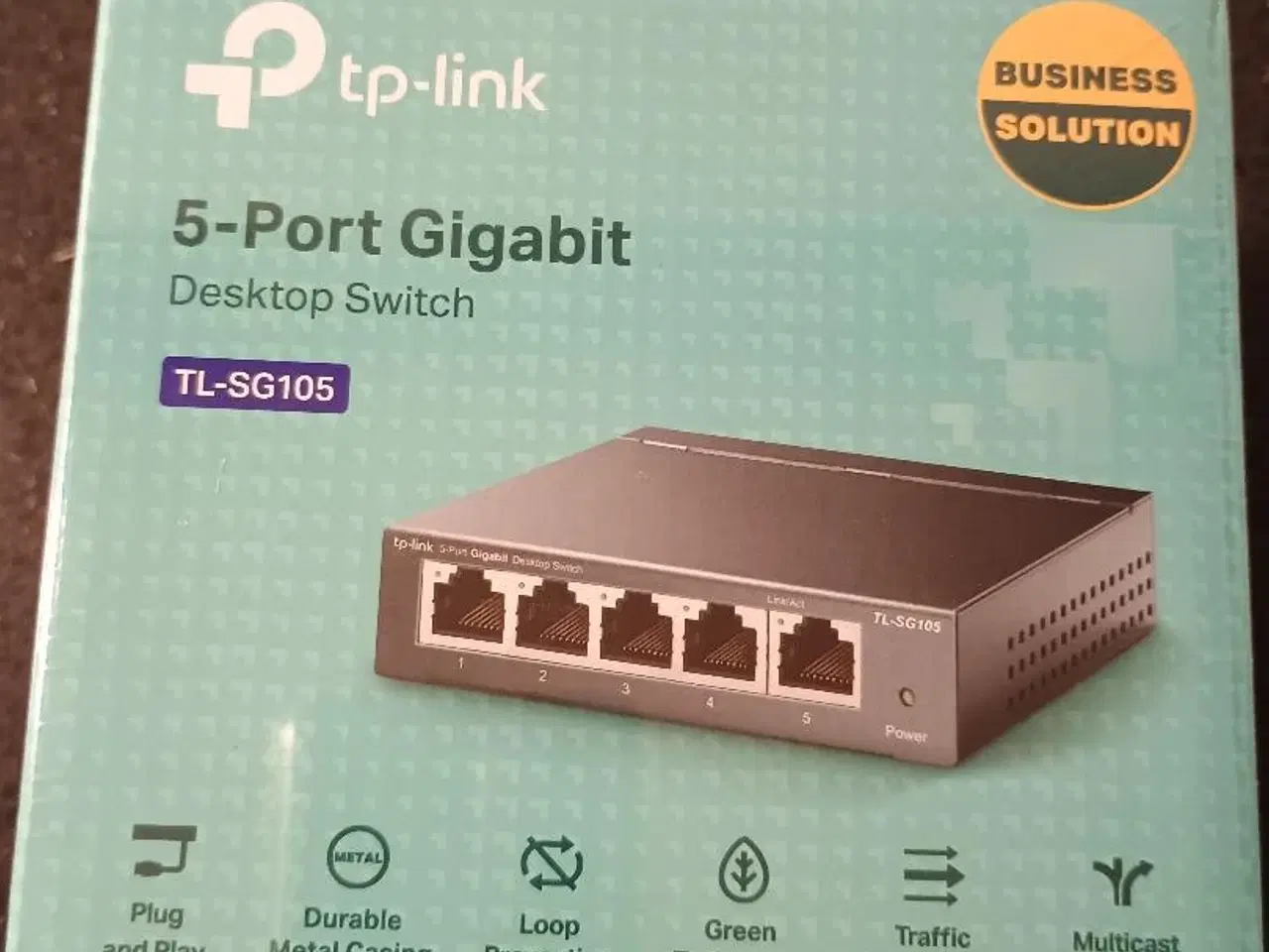 Billede 2 - Desktop Switch, 5-Port Gigabit TL-SG105