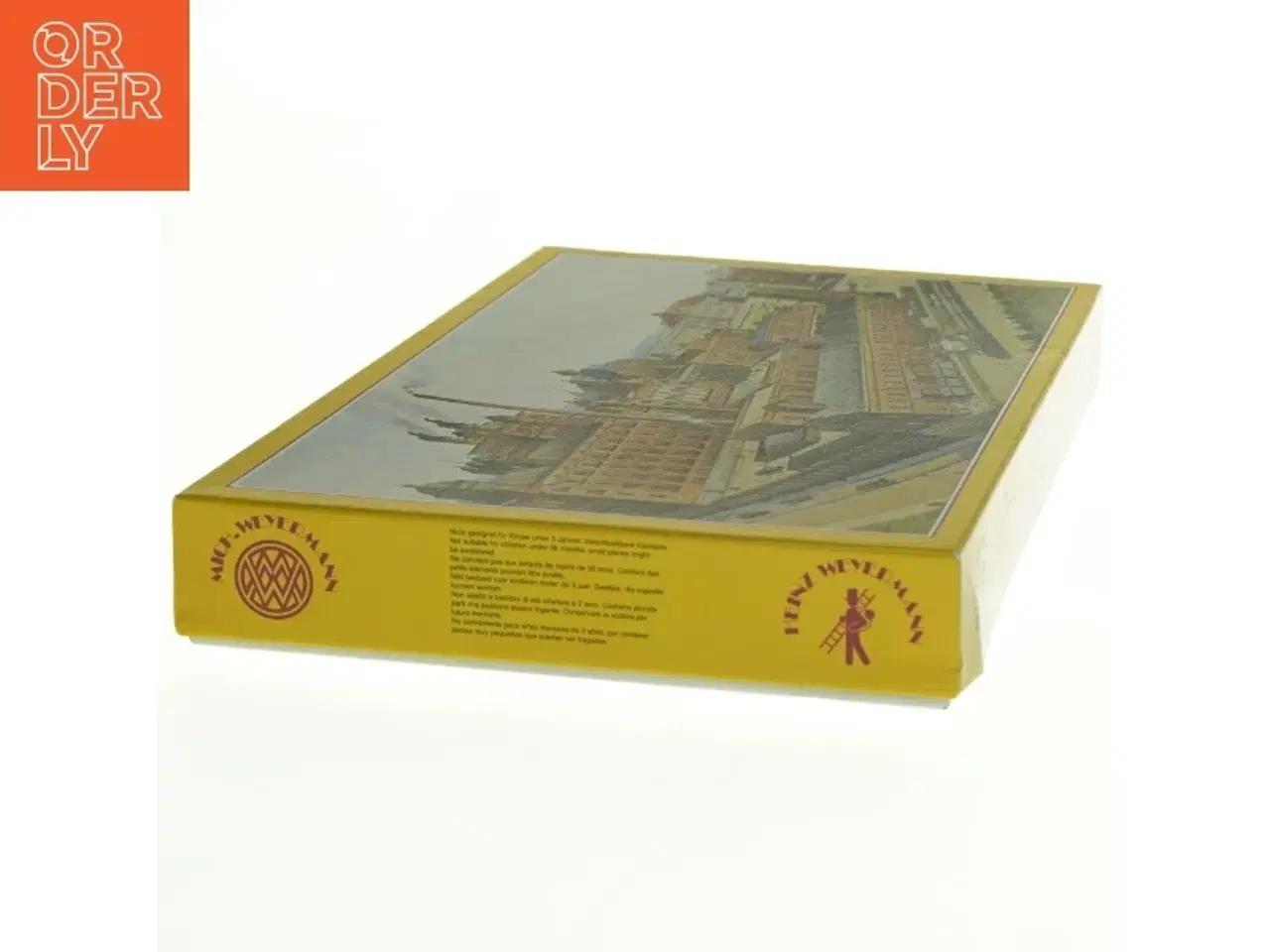 Billede 2 - Gammelt puslespil med industrimotiv (str. 27 x 19 cm)