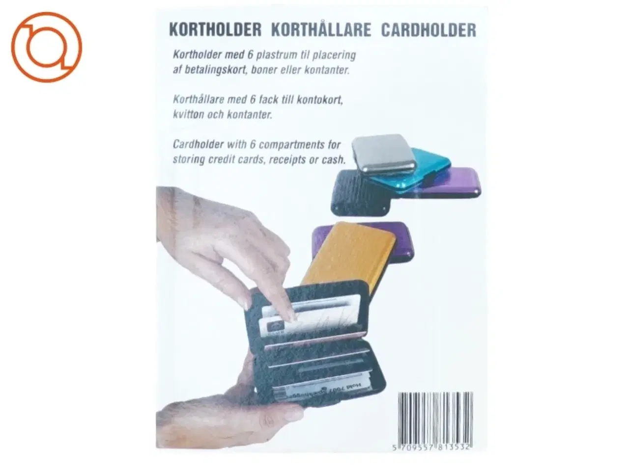 Billede 2 - Kortholder (str. 10 cm)