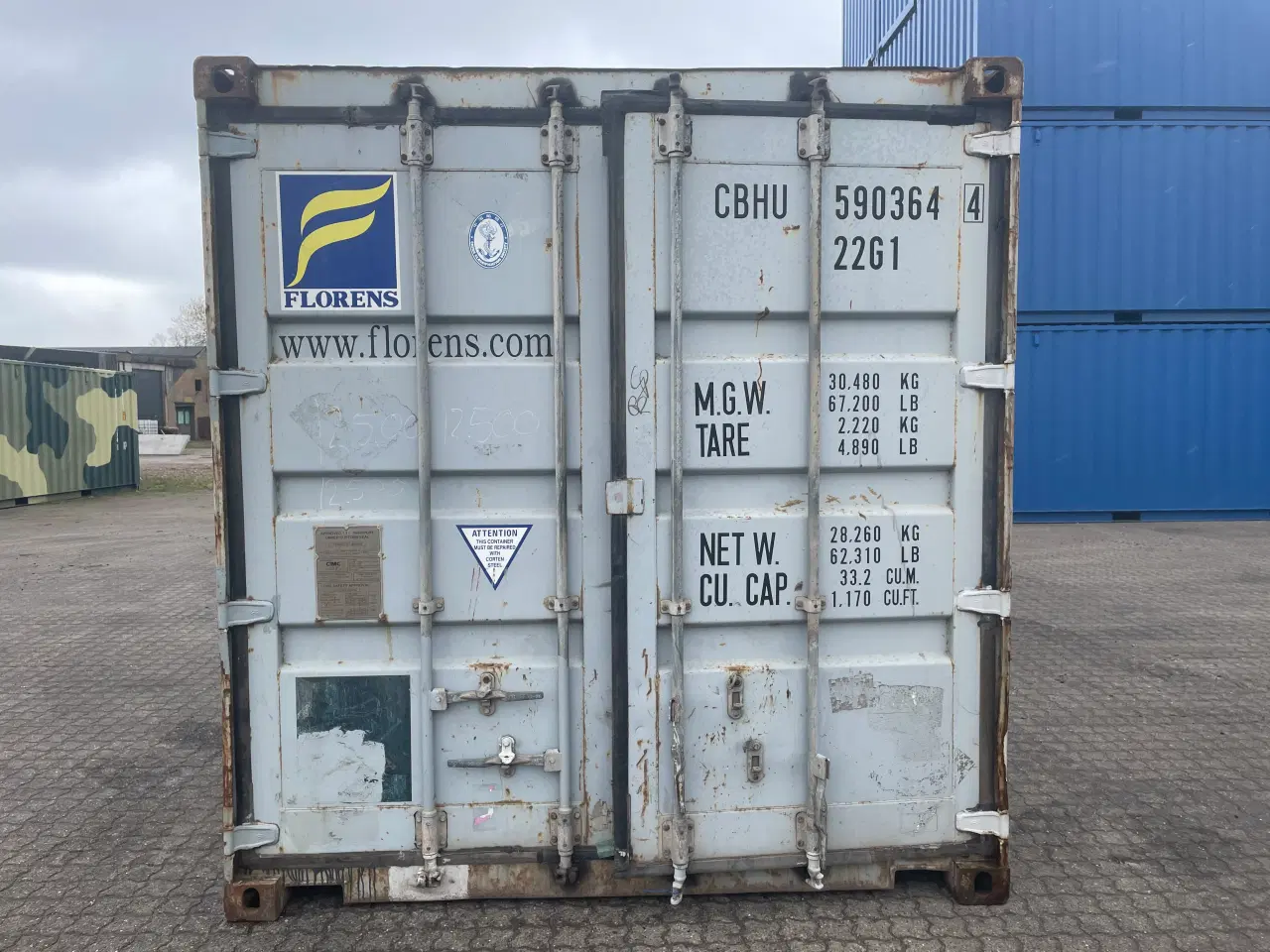 Billede 1 - 20 fods Container - ID: CBHU 590364-4