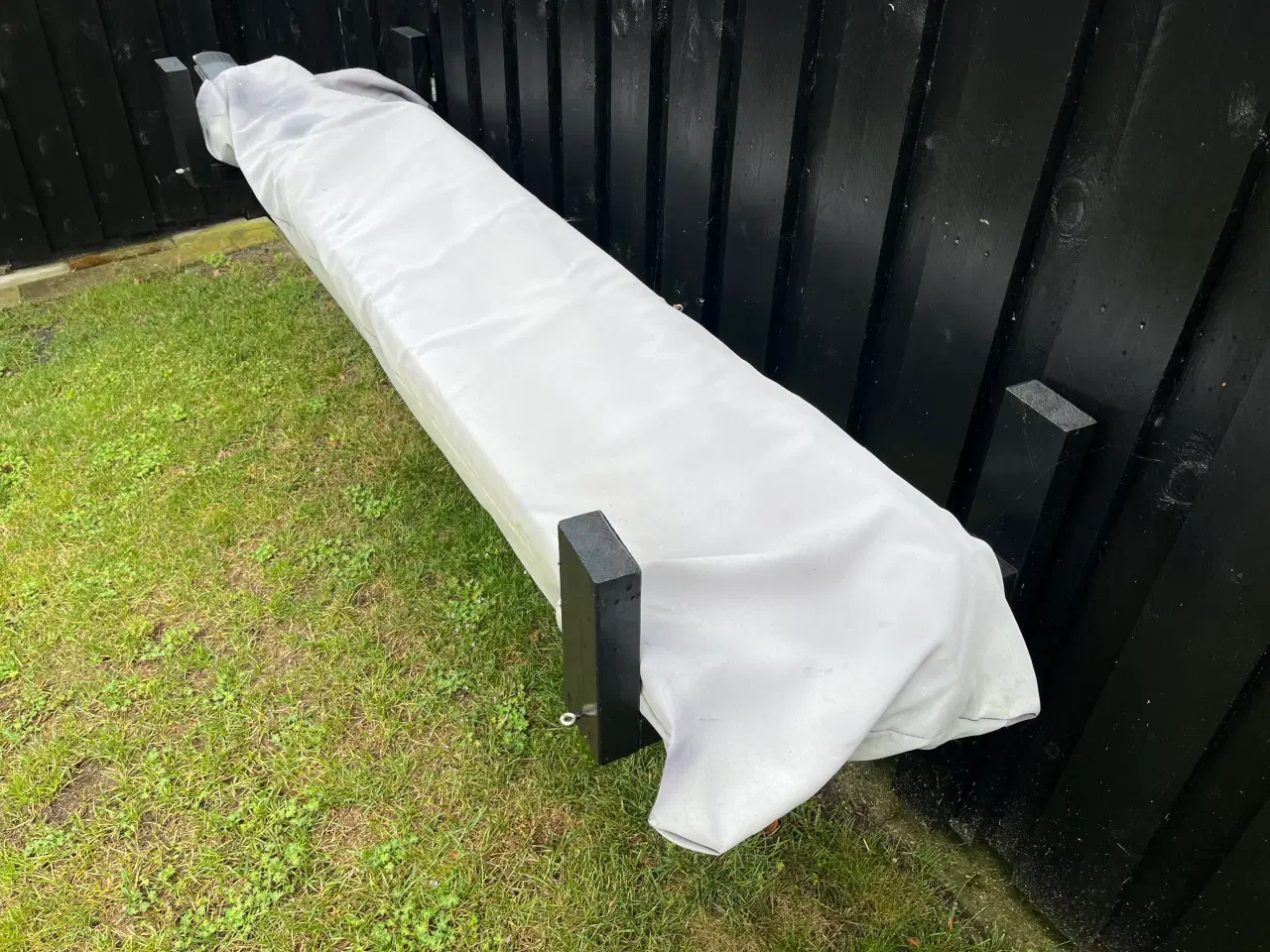 Billede 2 - Haveparasol 3x3m sort/antracitgrå