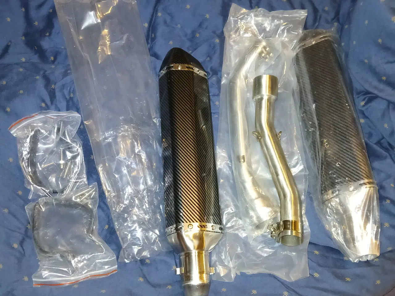 Billede 1 - Rør og lydpotter suzuki gw250 inazuma 