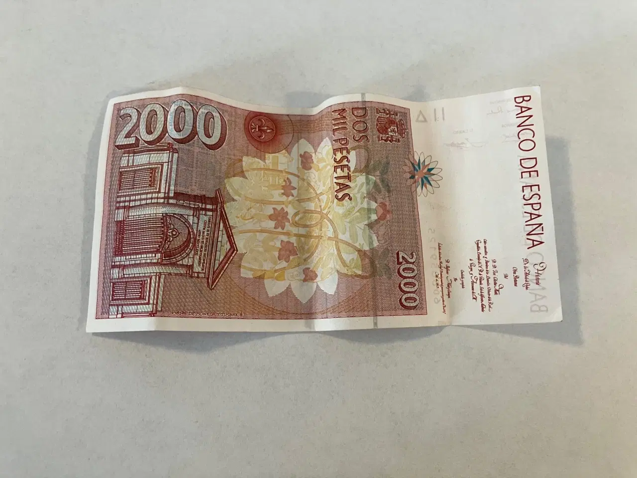 Billede 2 - 2000 Pesetas Spain - Folder