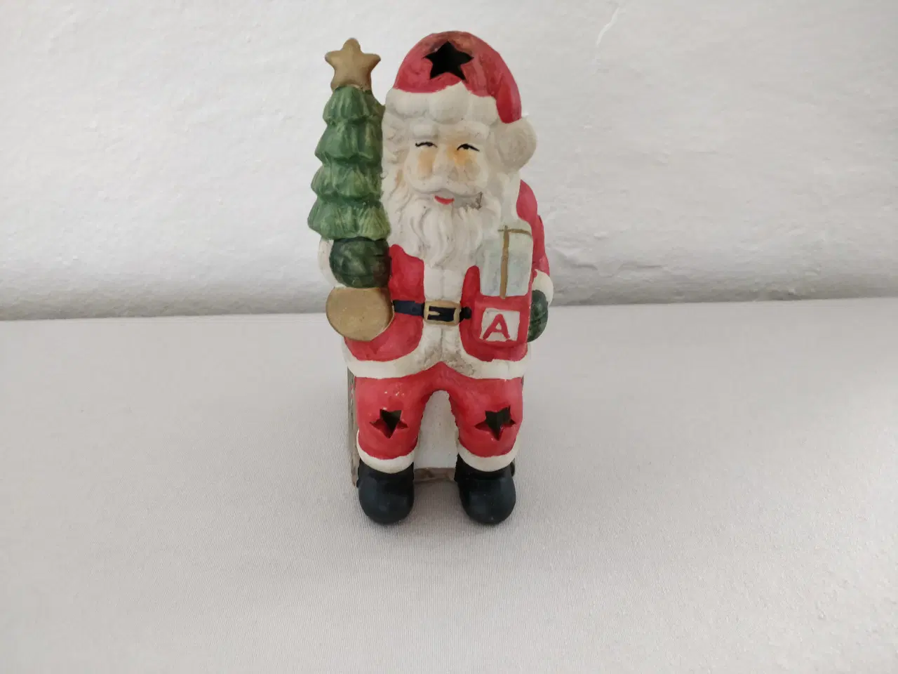 Billede 1 - Lanterne, julemand i gyngestol