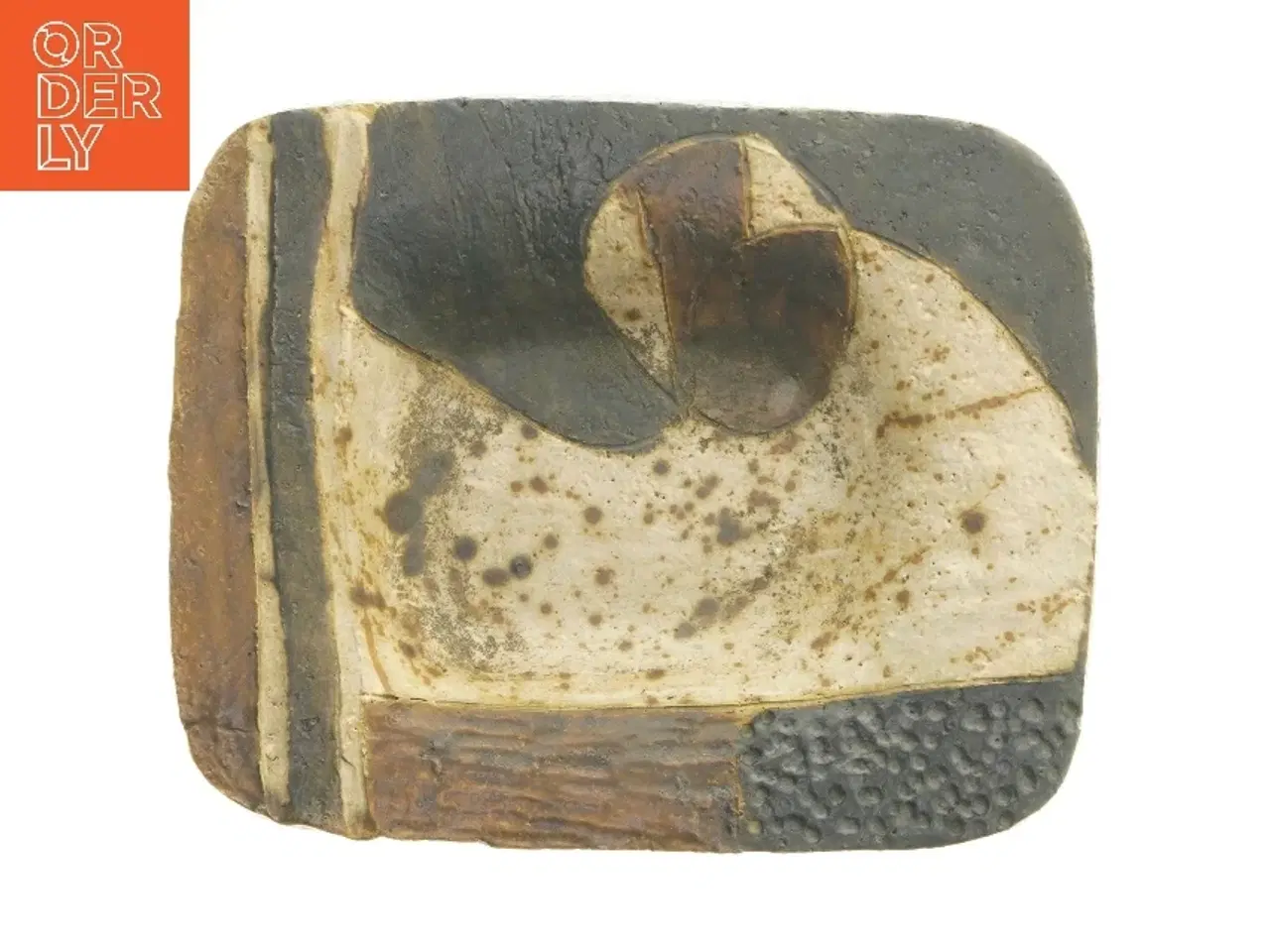 Billede 1 - Dekorativ stentøjsfad mærkeTULLE (str. 28x23 cm)