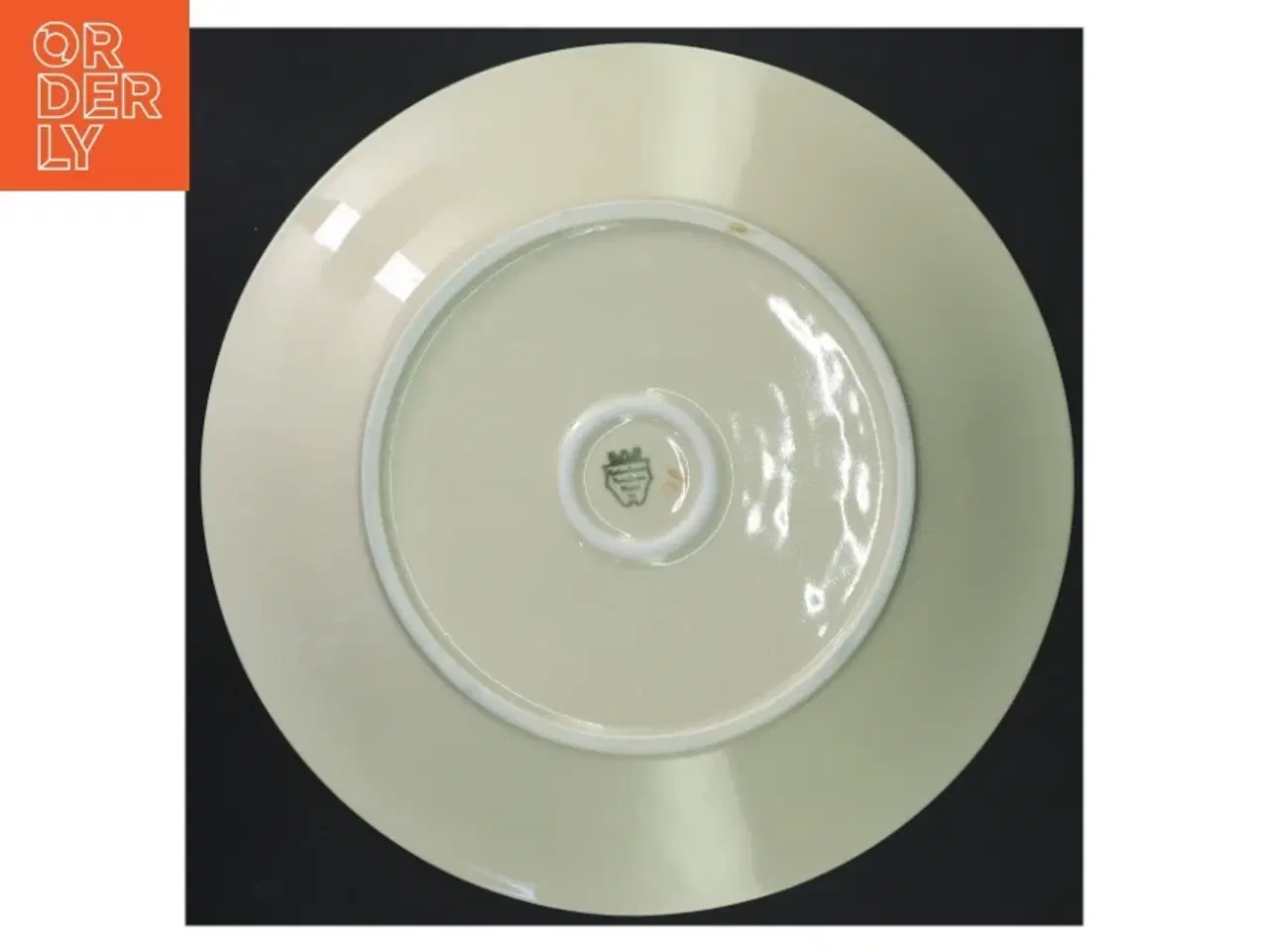 Billede 2 - Porcelænsfad med blomstermønster fra KPM (str. Ø 27 cm)