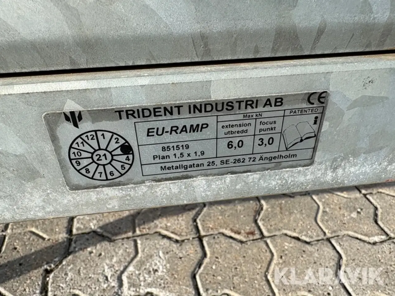 Billede 5 - Platform med trappe Trident