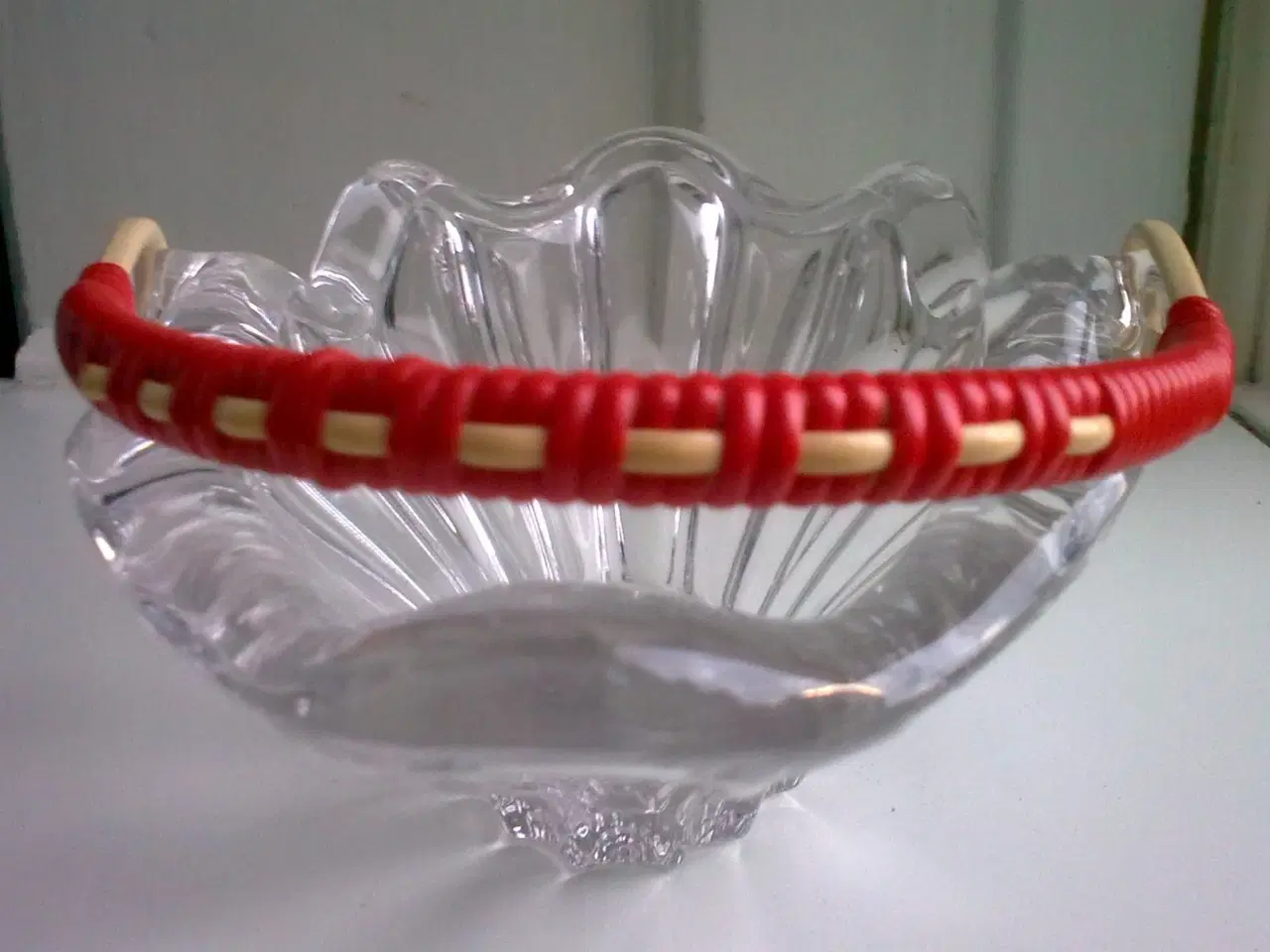 Billede 6 - Glasskål m hank RETRO * KONFEKT jul KURV