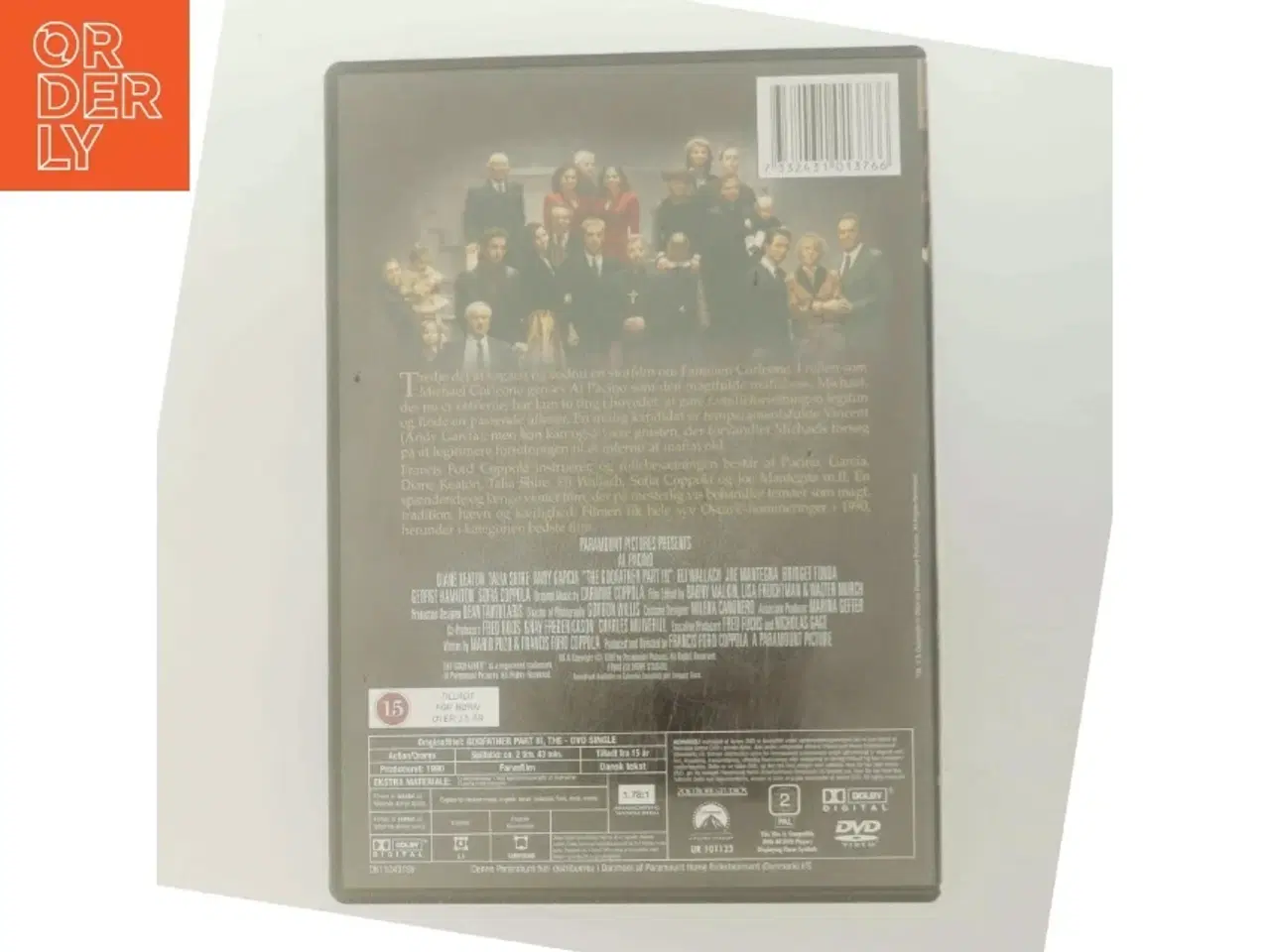 Billede 3 - THE GODFATHER 3 med Al Pacino (DVD)