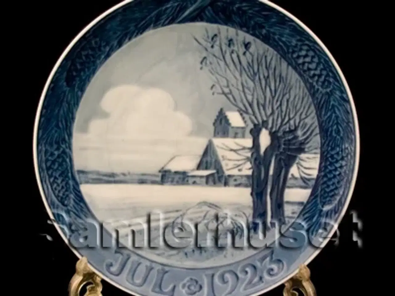 Billede 1 - Kongelig juleplatte, 1923