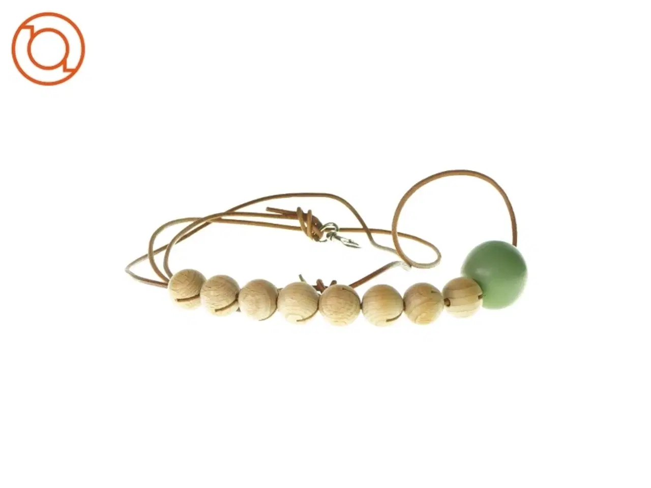 Billede 2 - Lædersnor med kugler fra Wirth