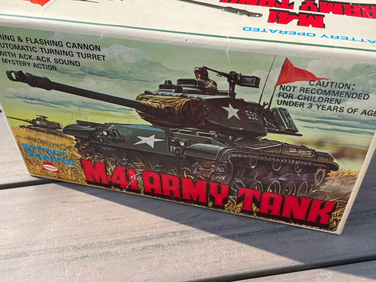 Billede 1 - Stor japansk bliktank i æske