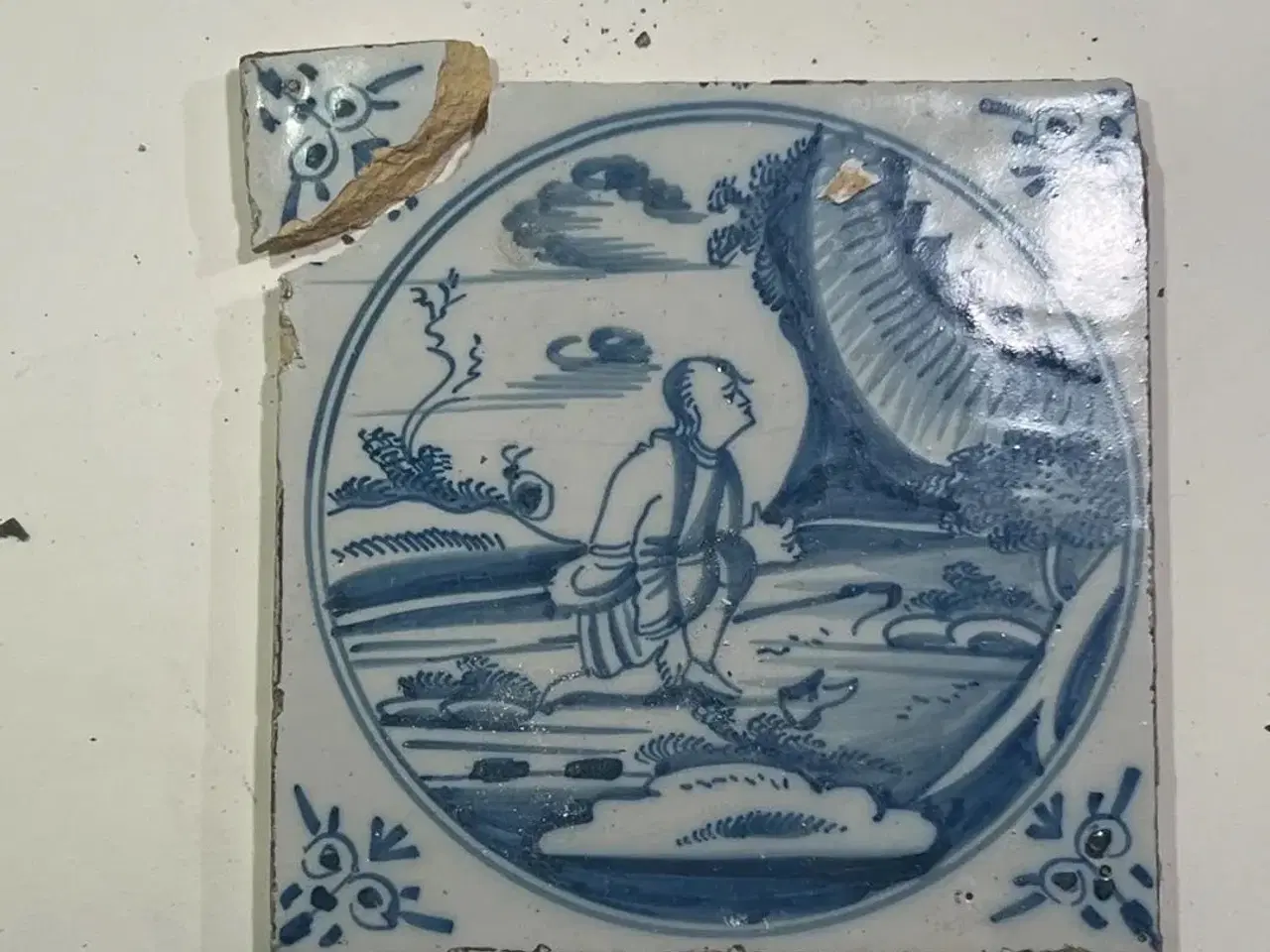 Billede 16 - Hollandske Delft klinker med religiøse motiver