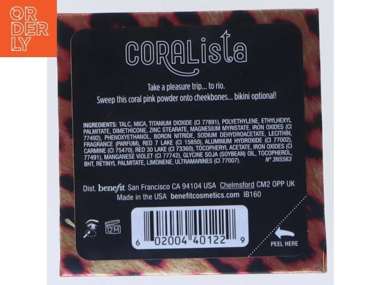 Billede 4 - Benefit Coralista blush i æske med spejl og børste (str. 6x6 cm)