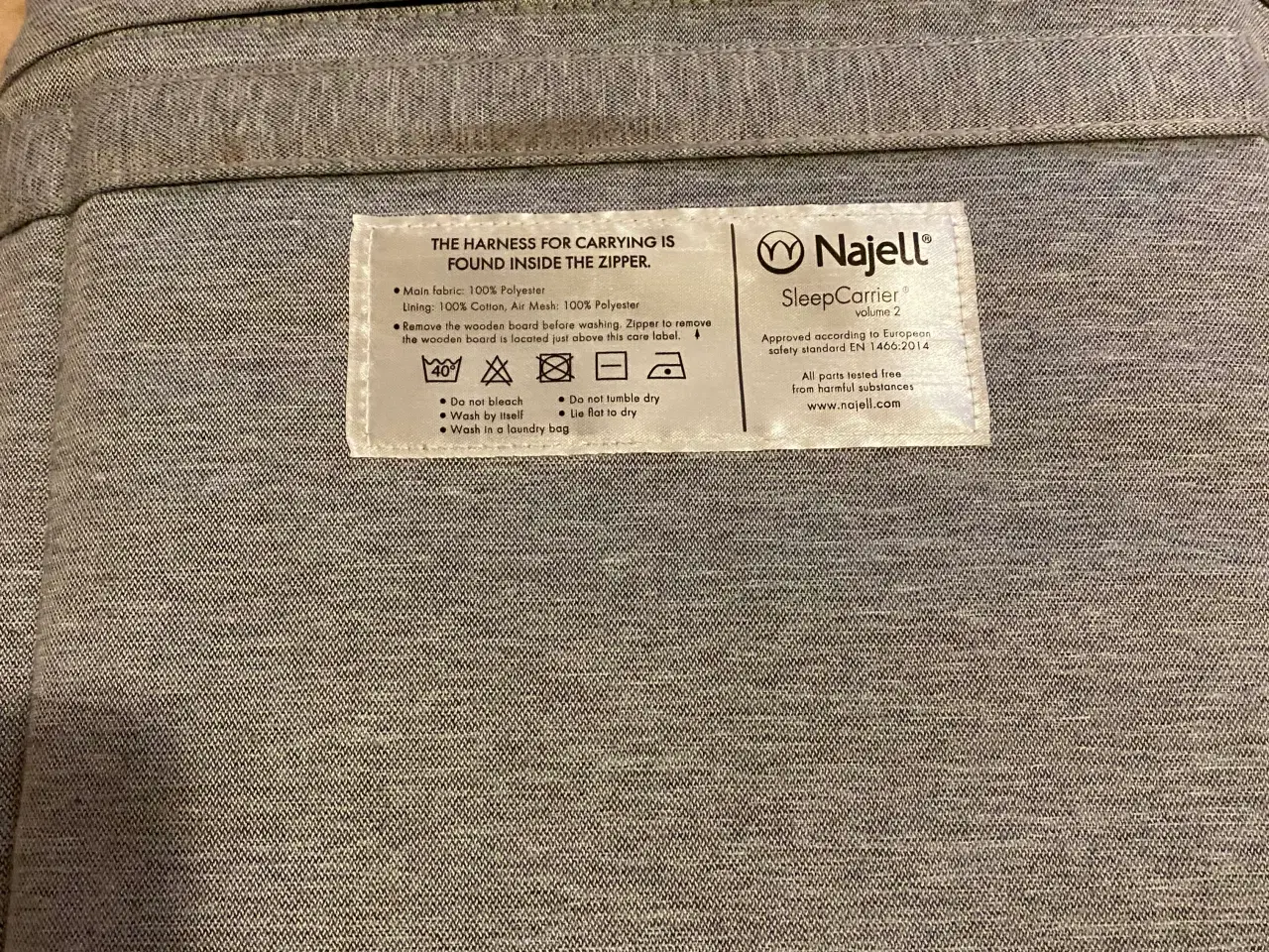 Billede 3 - Babylift Najell SleepCarrier2