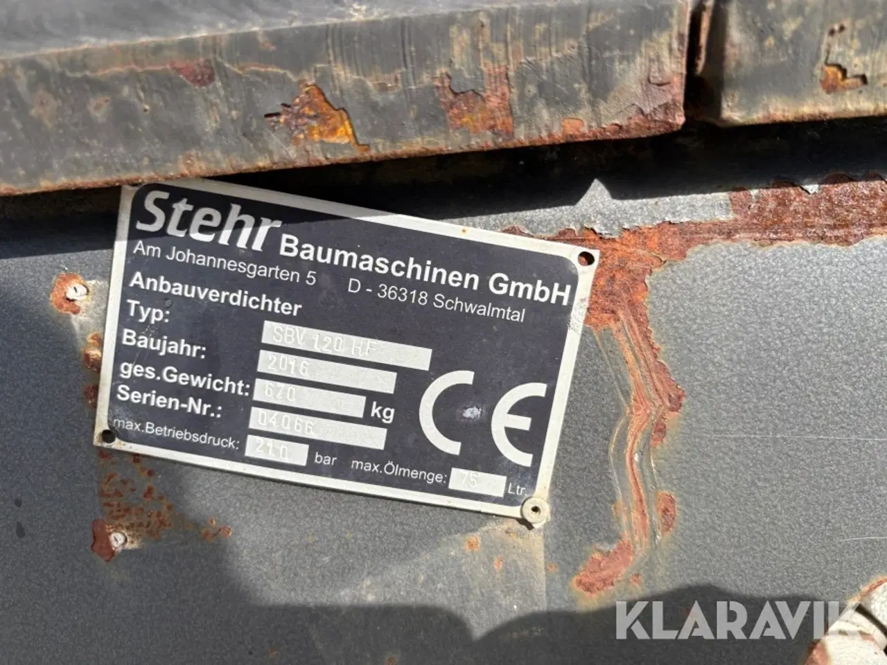 Billede 11 - Pladevibrator Stehr Sbv 120hf