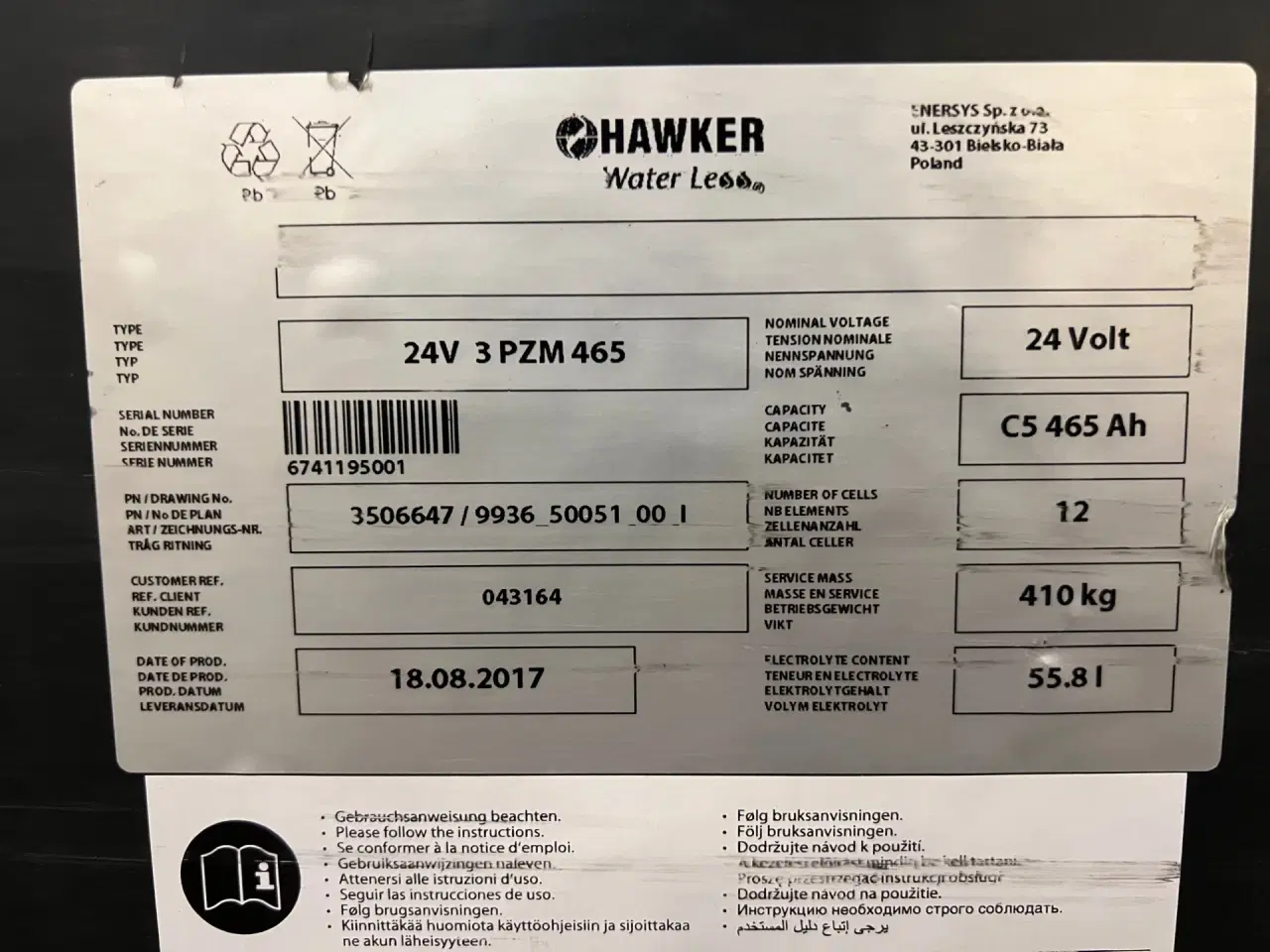 Billede 11 - Stå ind stabler. Årgang 2017. Perfekt stand. 540 c