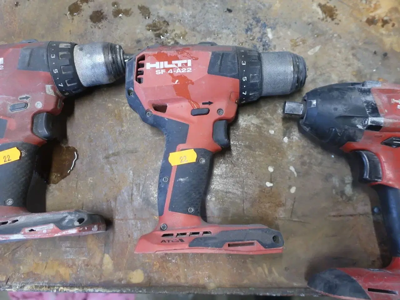 Billede 3 - 3 stk. akku håndværktøj HILTI SF 4-A22