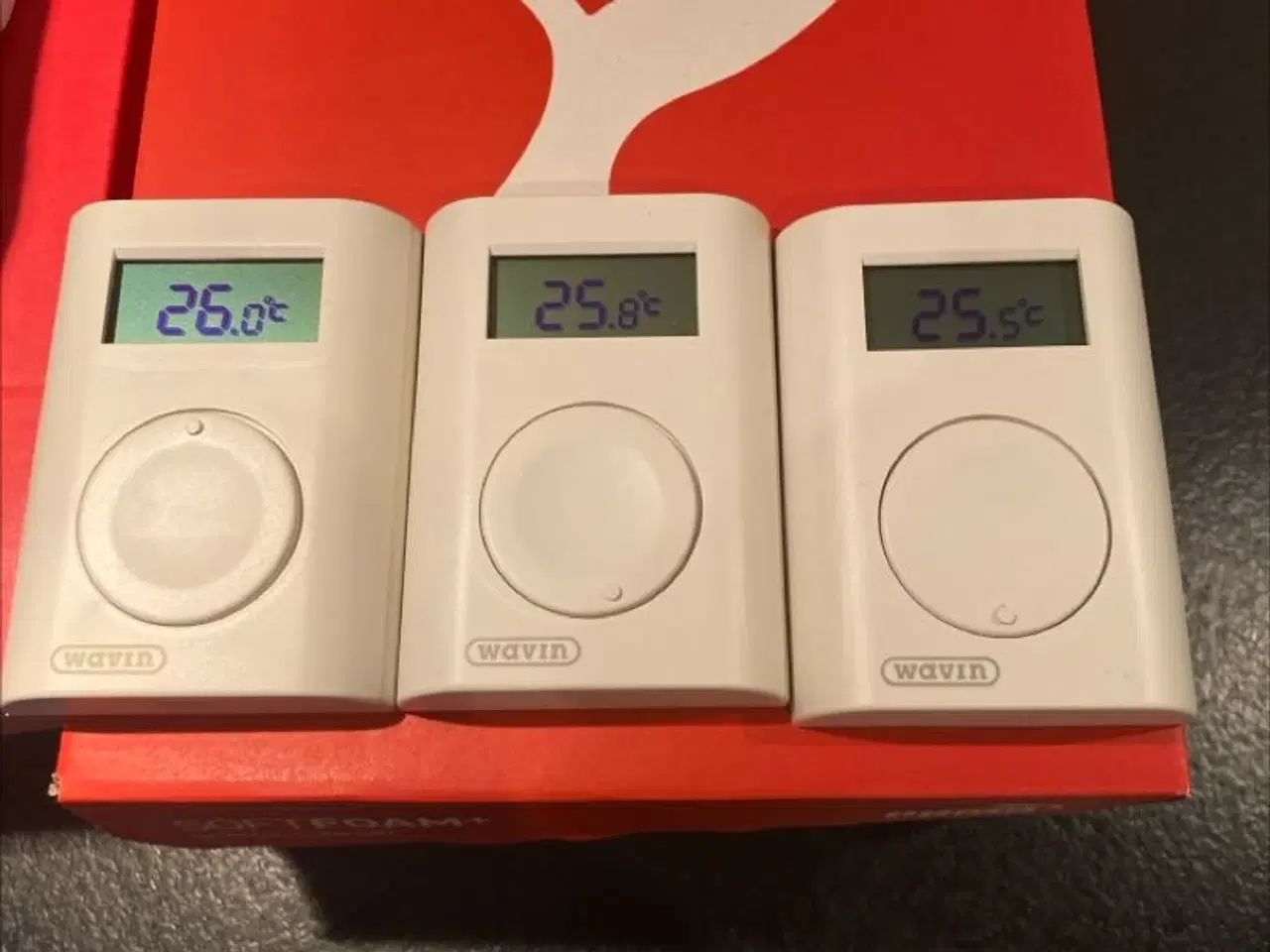 Billede 1 - Wavin trådløse termostater, TP82-NW