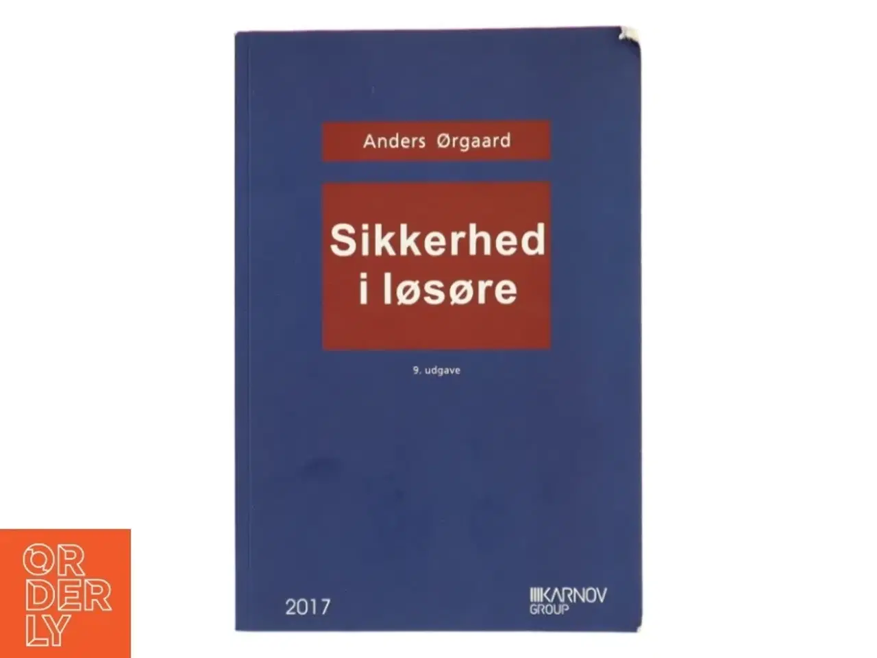 Billede 1 - Sikkerhed i løsøre af Anders Ørgaard (Bog)