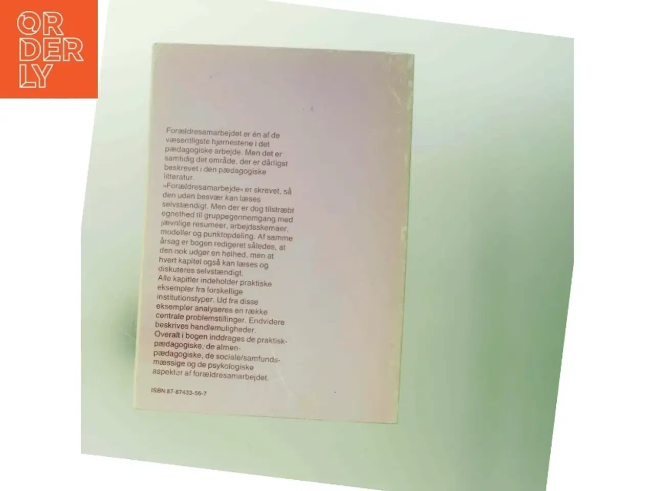 Billede 3 - Forældresamarbejde af Kjeld Rasmussen (Bog)