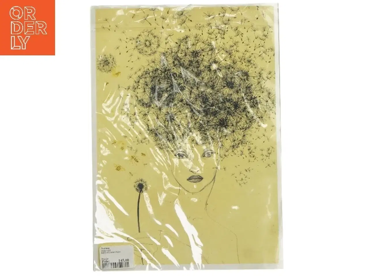 Billede 1 - Indrammet kunstprint fra Normas (str. 30 x 21)