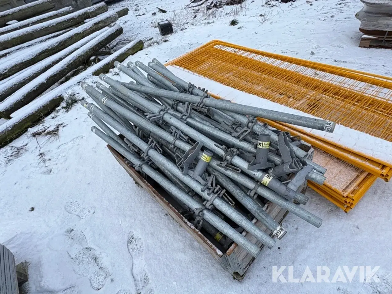 Billede 9 - Byggepladshegn med ben 14 fag