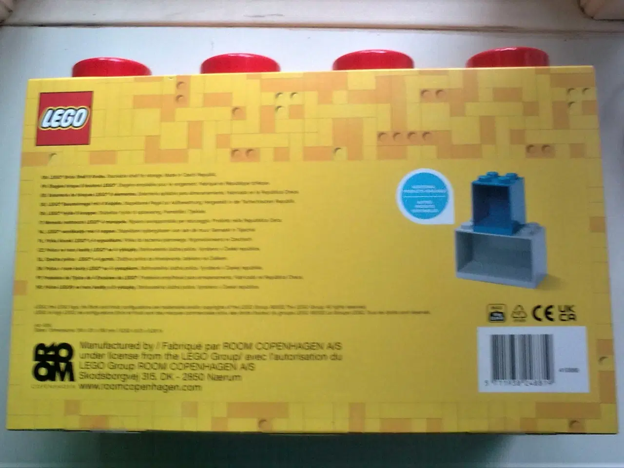 Billede 7 - LEGO hylde i org. emballage UBRUGT BLÅ el RØD