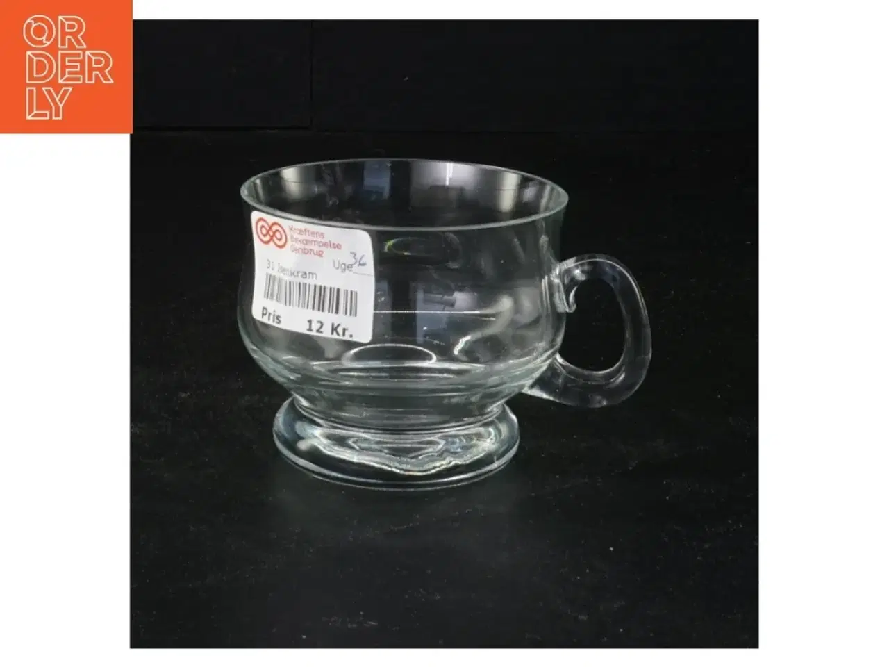 Billede 1 - Glas te kop (str. 8 x 7 cm)