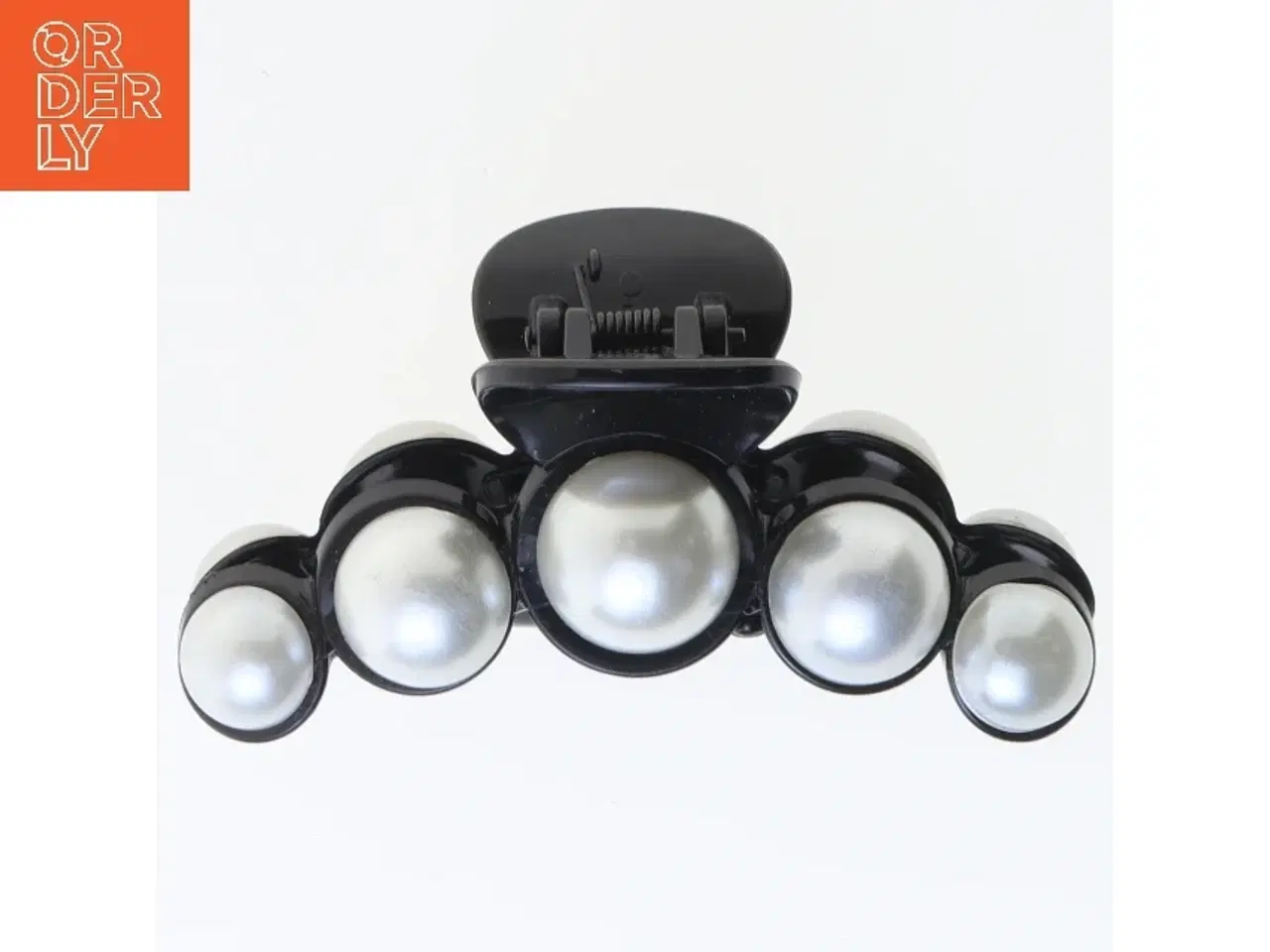 Billede 3 - Hårklemme med perler (str. 10 cm)