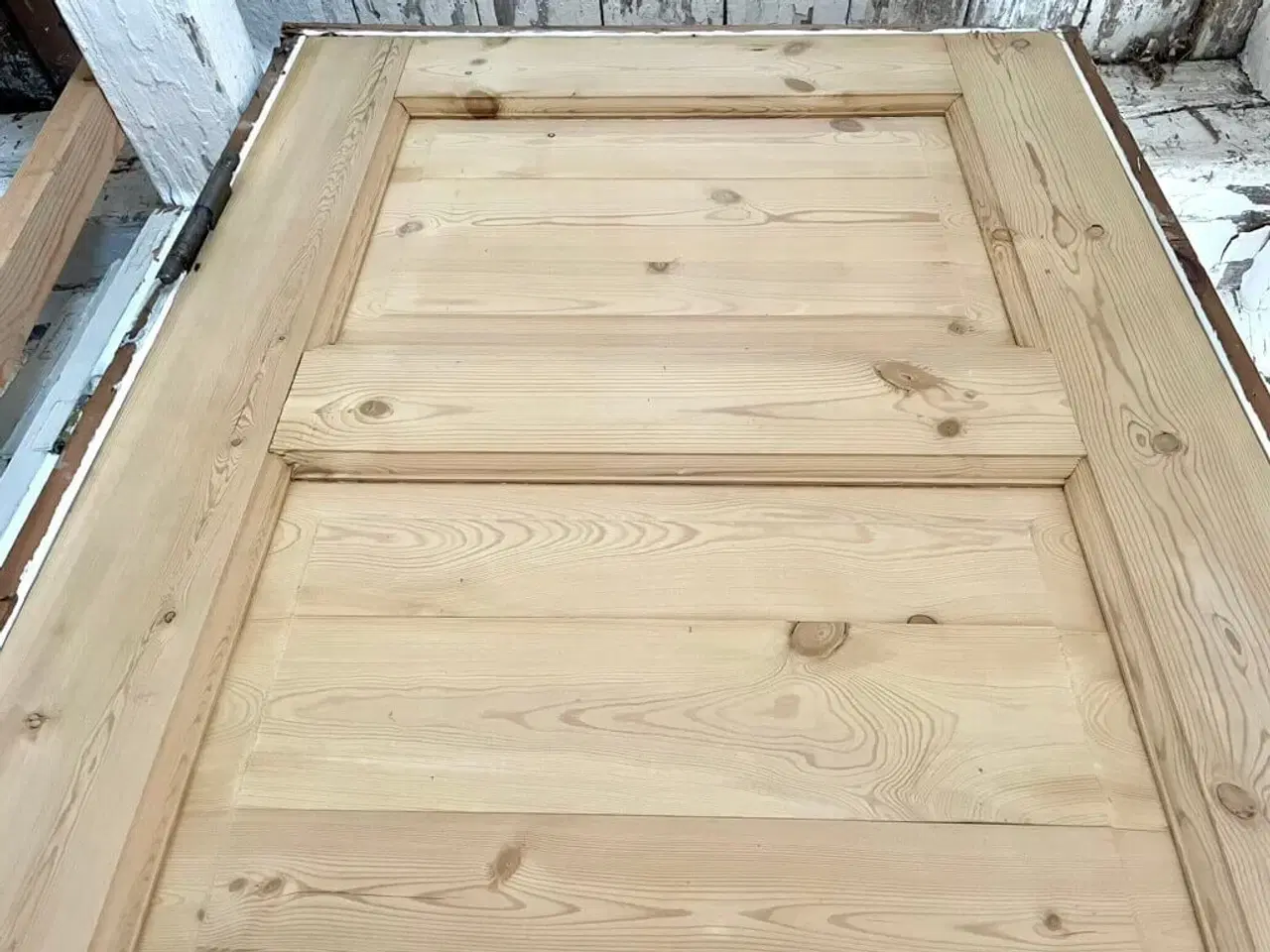 Billede 4 - Smukt afsyret fyldningsdør m. karm