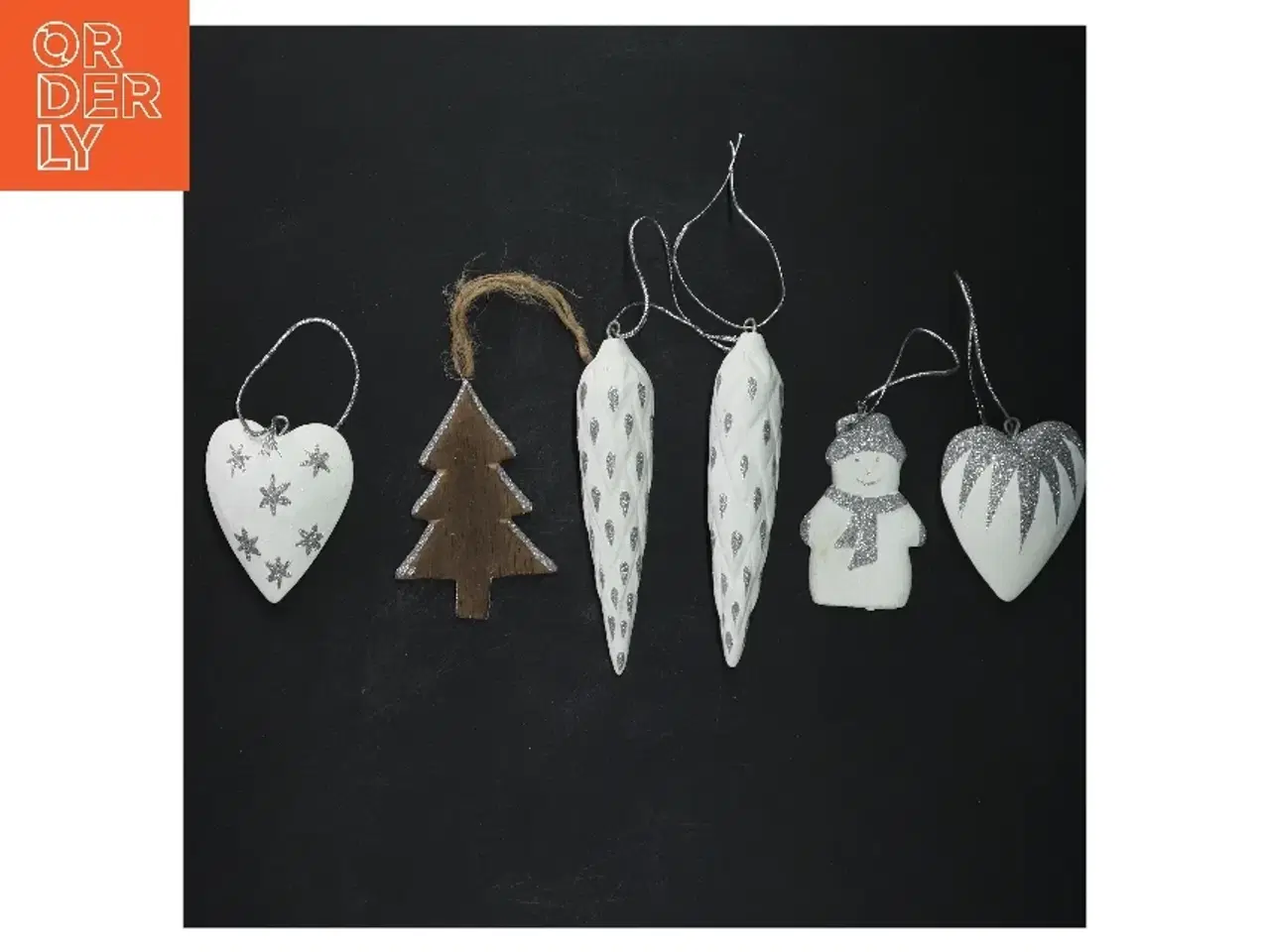 Billede 1 - Juledekoration (str. 6,5-11,5 cm)