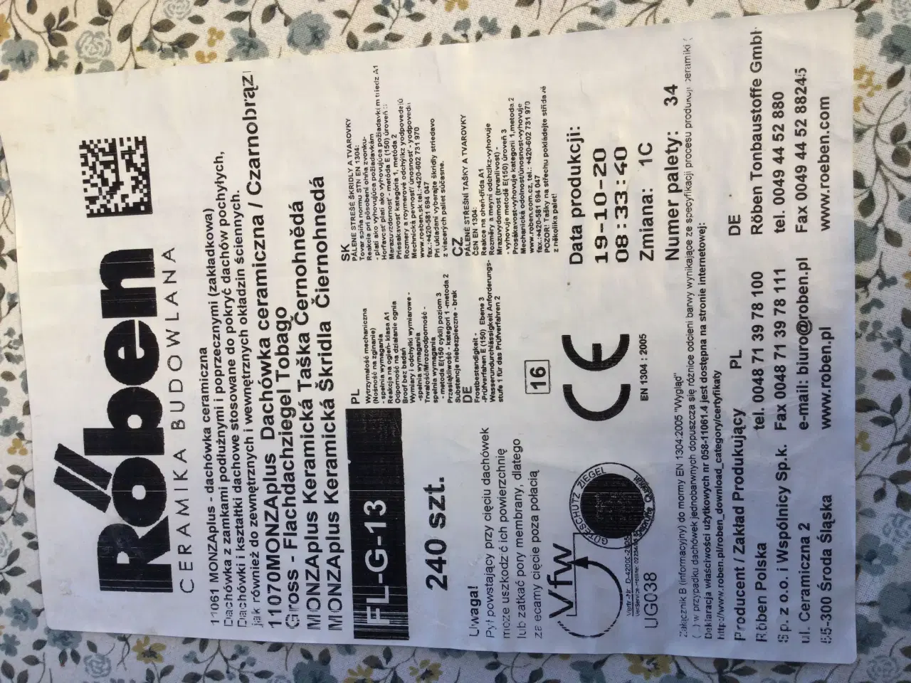 Billede 2 - Rubin falstagsten sort glaseret