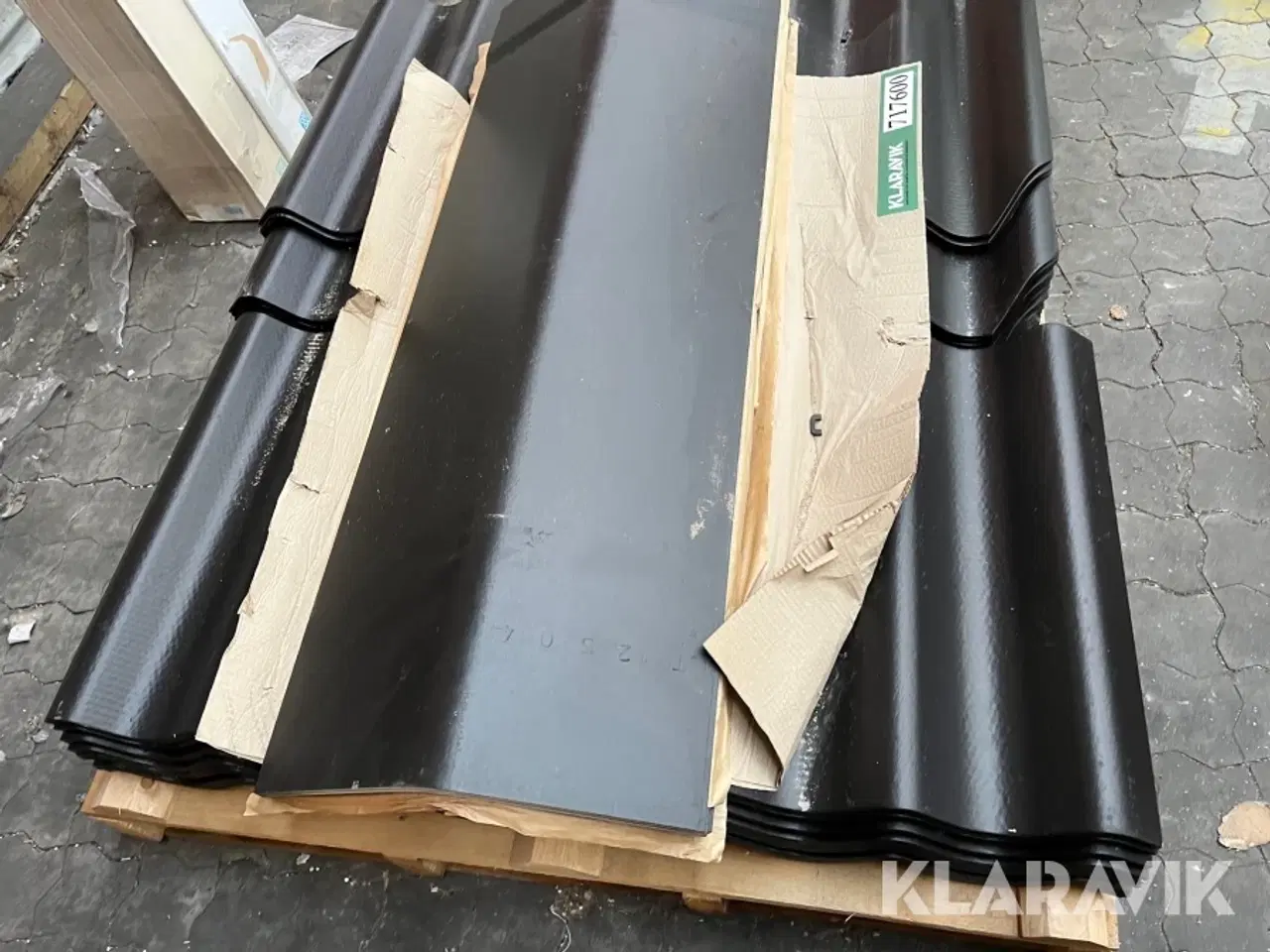 Billede 5 - Tagplader Swisspearl B7 sort/blå 38 styk